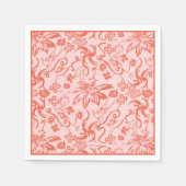 Dr. Seuss | Bloemen Moederdag Patroon Servet (Voorkant)