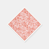 Dr. Seuss | Bloemen Moederdag Patroon Servet (Hoek)