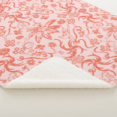 Dr. Seuss | Bloemen Moederdag Patroon Sherpa Deken (3/4)