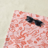 Dr. Seuss | Bloemen Moederdag Patroon Strandlaken (In situ)