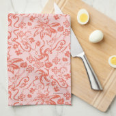 Dr. Seuss | Bloemen Moederdag Patroon Theedoek (Quarter Fold)