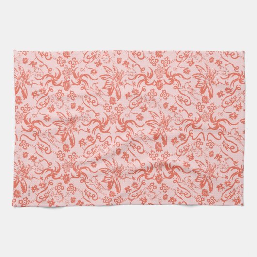 Dr. Seuss | Bloemen Moederdag Patroon Theedoek (Horizontaal)