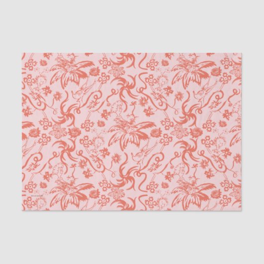 Dr. Seuss | Bloemen Moederdag Patroon Tissuepapier (Voorkant)