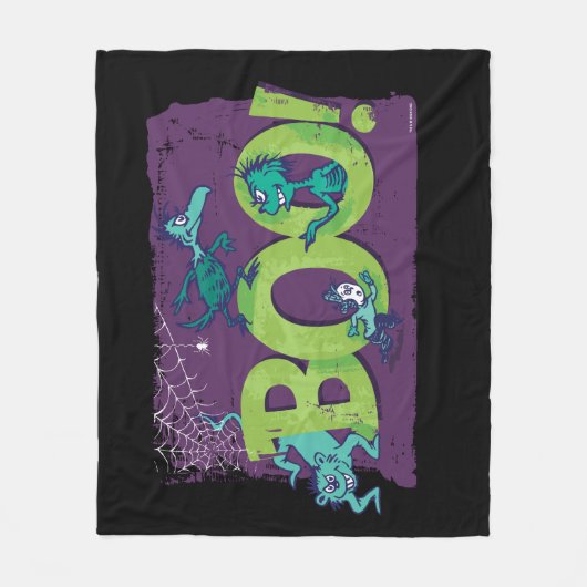 Dr. Seuss | BOE! Halloween Graphic Fleece Deken (Voorkant)