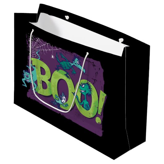 Dr. Seuss | BOE! Halloween Graphic Groot Cadeauzakje (Voorkant Gekanteld)