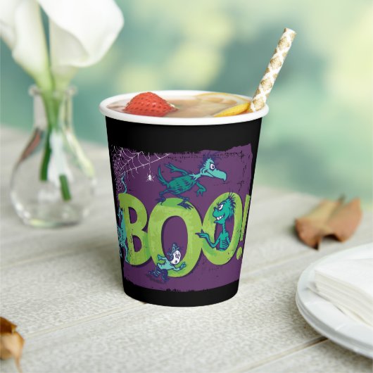 Dr. Seuss | BOE! Halloween Graphic Papieren Bekers (Insitu)