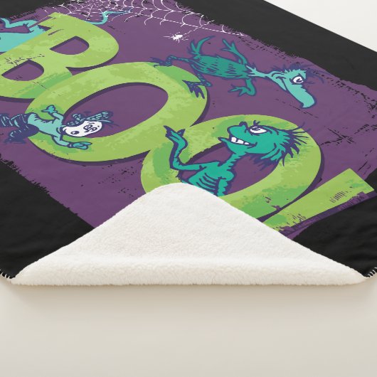Dr. Seuss | BOE! Halloween Graphic Sherpa Deken (3/4)