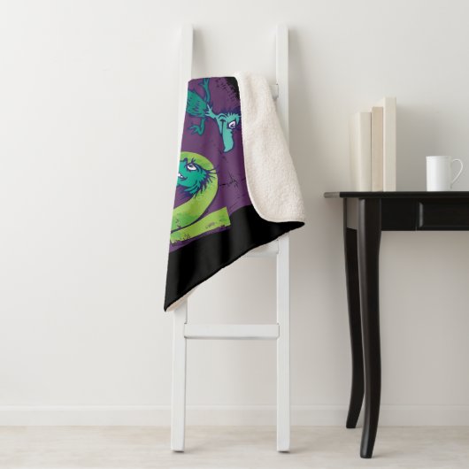 Dr. Seuss | BOE! Halloween Graphic Sherpa Deken (In situ)