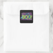 Dr. Seuss | BOO! Halloween Grafiek Vierkante Sticker (Tas)
