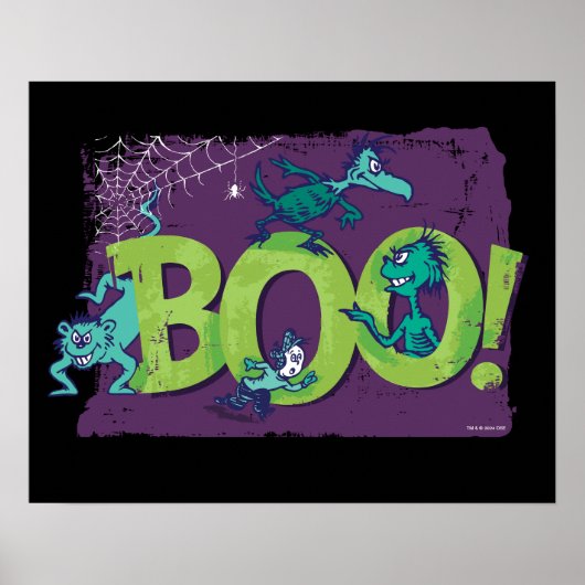 Dr. Seuss | BOO! Halloween Grafisch Poster (Voorkant)