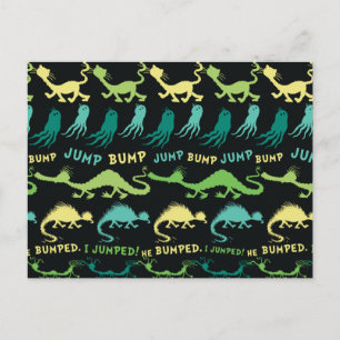 Dr. Seuss   "Bump Jump" Halloween Patroon Briefkaart
