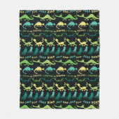 Dr. Seuss | "Bump Jump" Halloween Patroon Fleece Deken (Voorkant)