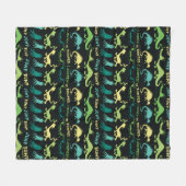 Dr. Seuss | "Bump Jump" Halloween Patroon Fleece Deken (Voorkant (Horizontaal))