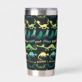 Dr. Seuss | "Bump Jump" Halloween Patroon Geïsoleerde Drinkbeker (Achterkant)