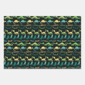 Dr. Seuss | "Bump Jump" Halloween Patroon Inpakpapier Vel (Voorkant)