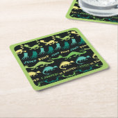 Dr. Seuss | "Bump Jump" Halloween Patroon Kartonnen Onderzetters (Schuin)