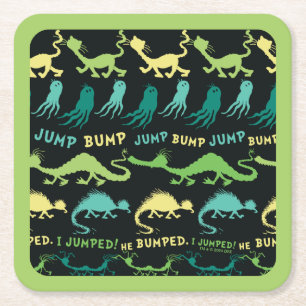 Dr. Seuss "Bump Jump" Halloween Patroon Kartonnen Onderzetters