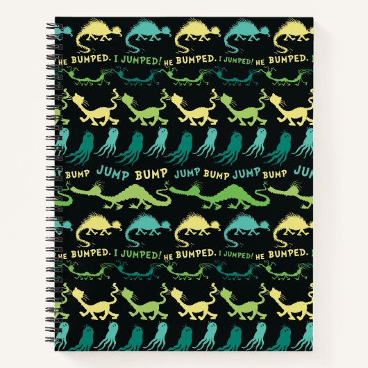 Dr. Seuss | "Bump Jump" Halloween Patroon Notitieboek (Voorkant)
