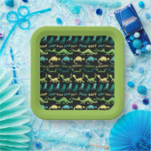 Dr. Seuss | "Bump Jump" Halloween Patroon Papieren Bordje (Feest)