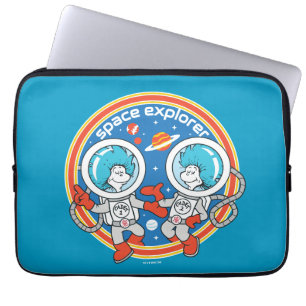 Dr. Seuss Cadet Een Cadet Twee Ruimteverkenner Laptop Sleeve