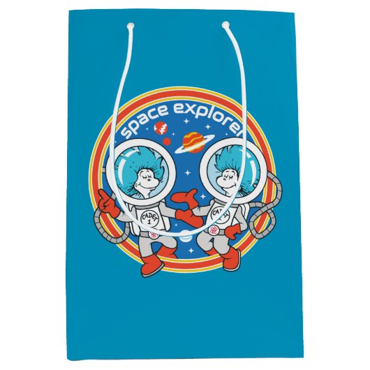 Dr. Seuss | Cadet Een Cadet Twee Ruimteverkenner Medium Cadeauzakje (Voorkant)
