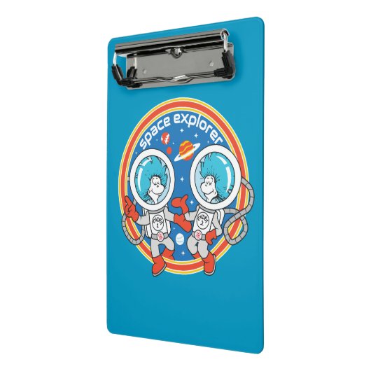 Dr. Seuss | Cadet Een Cadet Twee Ruimteverkenner Mini Klembord (Angled2)
