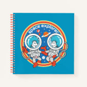 Dr. Seuss | Cadet Eén Cadet Twee Ruimteverkenner Notitieboek (Voorkant)