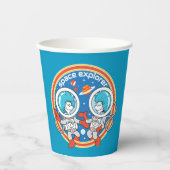 Dr. Seuss | Cadet Een Cadet Twee Ruimteverkenner Papieren Bekers (Voorkant)