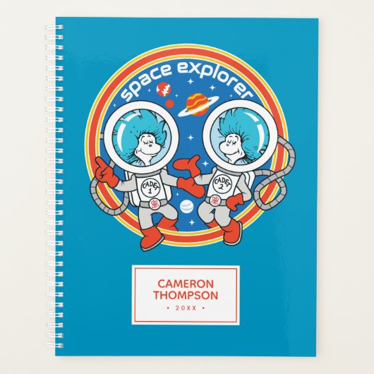 Dr. Seuss | Cadet Een Cadet Twee Ruimteverkenner Planner (Voorkant)