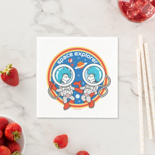 Dr. Seuss | Cadet Een Cadet Twee Ruimteverkenner Servet (Insitu)