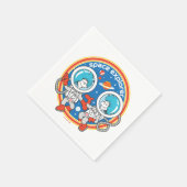 Dr. Seuss | Cadet Een Cadet Twee Ruimteverkenner Servet (Hoek)