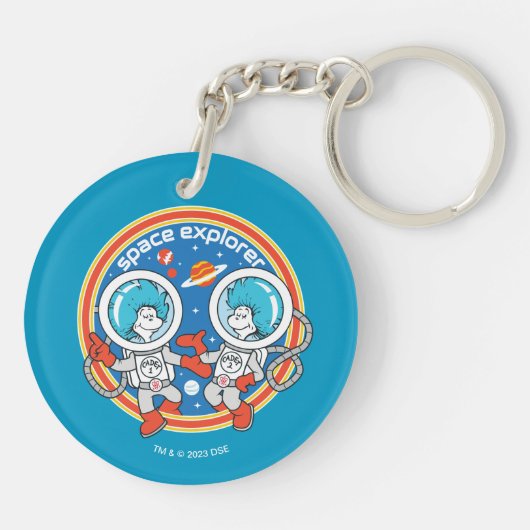 Dr. Seuss | Cadet Een Cadet Twee Ruimteverkenner Sleutelhanger (Achterkant)
