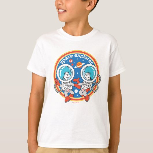 Dr. Seuss | Cadet Een Cadet Twee Ruimteverkenner T-shirt (Voorkant)