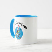 Dr. Seuss | Cat in het Pet Custom Name Mok (Voorkant links)