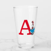 Dr. Seuss Cat in het Pet - Monogram lezen Glas (Voorkant)