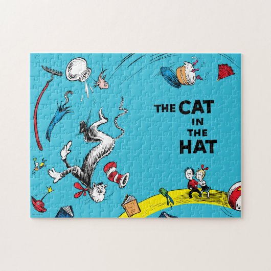 Dr. Seuss Cat in het Pet Scene Legpuzzel (Horizontaal)