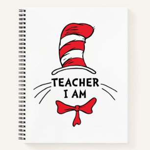 Dr. Seuss   Cat in het Pet - Teacher I am Notitieboek