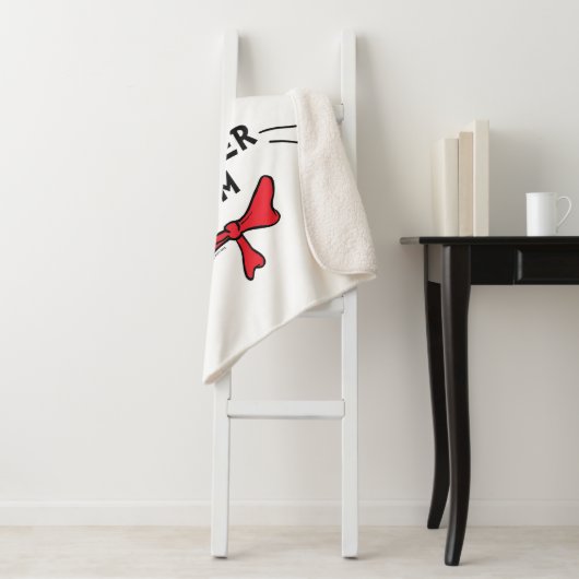 Dr. Seuss | Cat in het Pet - Teacher I am Sherpa Deken (In situ)