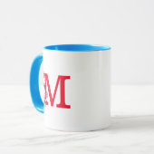 Dr. Seuss Cat in het Pet, Thing One Monogram Mok (Voorkant links)