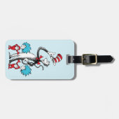 Dr. Seuss | Cat in het Pet, Thing One & Thing Two Bagagelabel (Voorkant horizontaal)