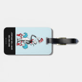 Dr. Seuss | Cat in het Pet, Thing One & Thing Two Bagagelabel (Achterkant horizontaal)