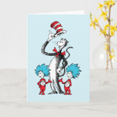 Dr. Seuss | Cat in het Pet, Thing One & Thing Two Kaart (Gele Bloem)