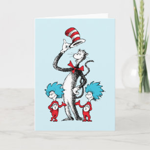 Dr. Seuss   Cat in het Pet, Thing One & Thing Two Kaart