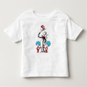 Dr. Seuss | Cat in het Pet, Thing One & Thing Two Kinder Shirts (Voorkant)