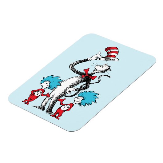 Dr. Seuss | Cat in het Pet, Thing One & Thing Two Magneet (Linkerzijde)