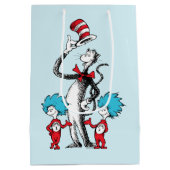 Dr. Seuss | Cat in het Pet, Thing One & Thing Two Medium Cadeauzakje (Achterkant)