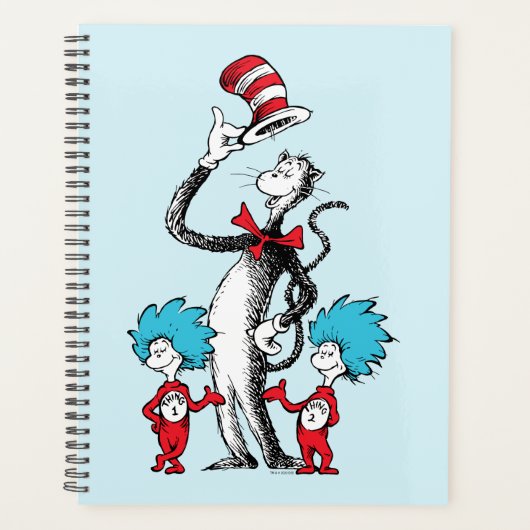 Dr. Seuss | Cat in het Pet, Thing One & Thing Two Planner (Voorkant)