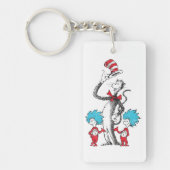 Dr. Seuss | Cat in het Pet, Thing One & Thing Two Sleutelhanger (Voorkant)