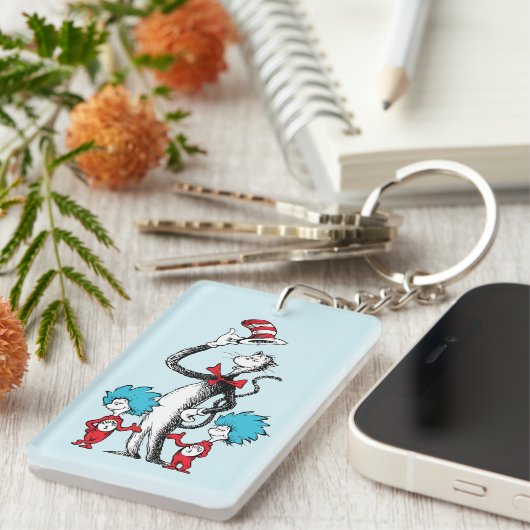 Dr. Seuss | Cat in het Pet, Thing One & Thing Two Sleutelhanger (Voorkant Rechts)