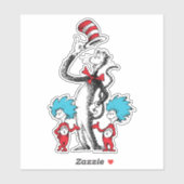 Dr. Seuss | Cat in het Pet, Thing One & Thing Two Sticker (Vel)